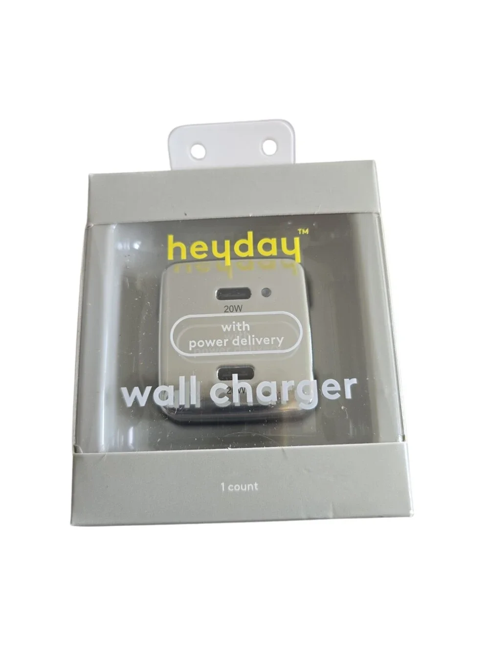 Heyday‎ 20W USB-C Wall Charger with Power Delivery White NWT